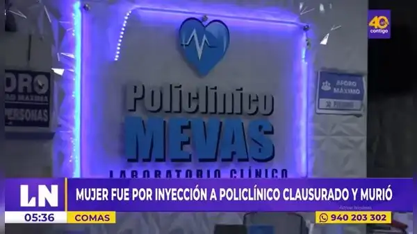 Mujer va a policlínico de Comas para aplicarse inyección, pero falso traumatólogo provoca su muerte