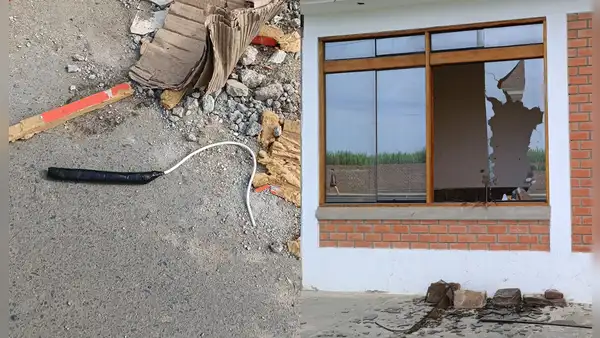 Trujillo: extorsionadores detonan explosivo en vivienda y familia salva de morir