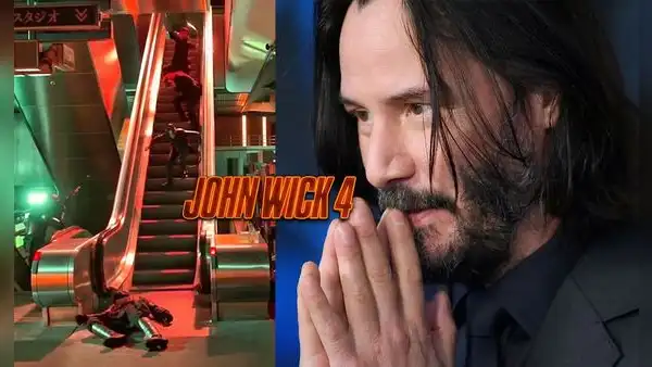 "John Wick 4": la aparatosa caída que preocupó a fans de Keanu Reeves