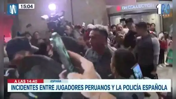 ¿Qué pasó con la selección peruana en España y por qué se habría originado la pelea con la policía?