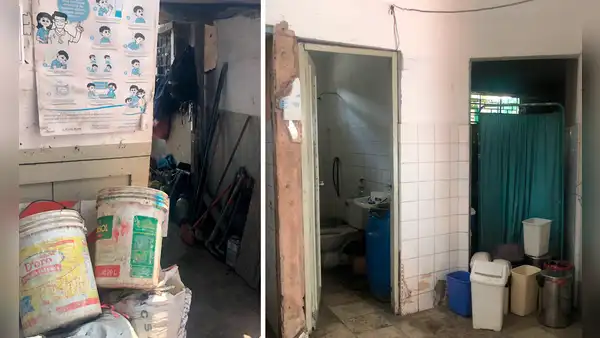 Cerro El Pino: personal de posta trabaja en medio del polvo, la inseguridad y falta de pagos