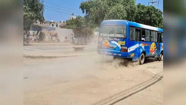 Salud de trujillanos en riesgo por polvo en las calles