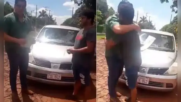 Padre sortea su auto para pagar la operación de su hija y el ganador de rifa se lo devuelve