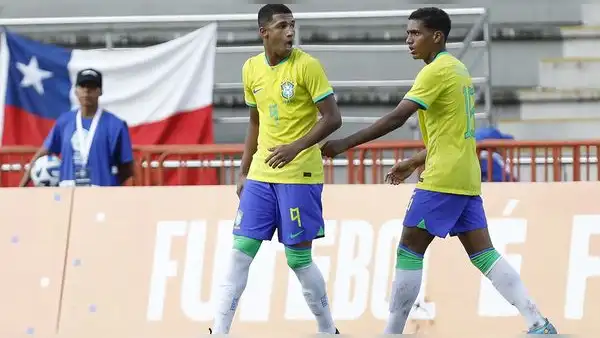 ¡Contundente! Brasil venció 3-0 a Chile por la fecha 2 del Sudamericano sub-17 2023