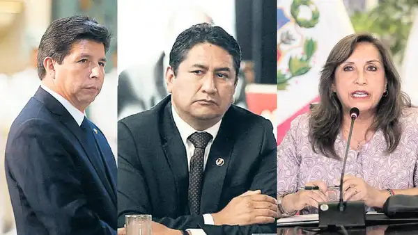 Denuncian por lavado a Pedro Castillo, Vladimir Cerrón y Dina Boluarte