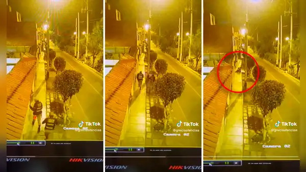 Serenazgo es captado huyendo luego de tocar el timbre de una casa: "Parece un niño"