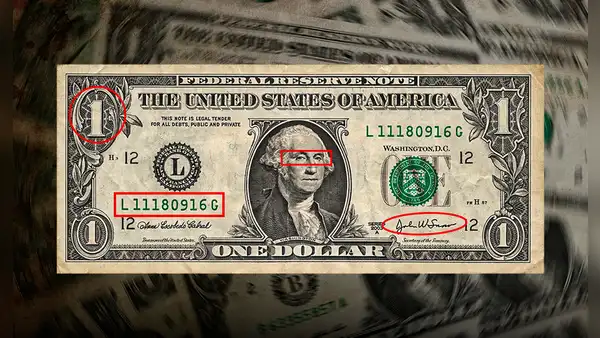 ¿Cómo identificar un billete de 1 dólar buscado por coleccionistas con valor de 80.000 dólares?
