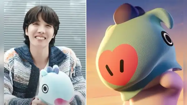 Mang de BT21 revela su rostro sin máscara: ¿qué animal es el personaje creado por J-Hope de BTS?