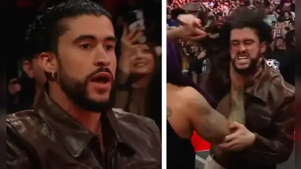 Bad Bunny fue duramente golpeado y estrellado contra una mesa en la WWE