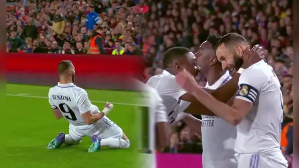 Karim Benzema anota doblete y deja al borde de la eliminación del Barcelona en la Copa del Rey