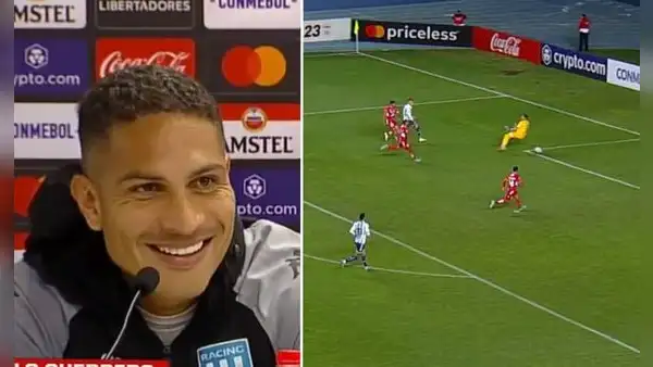 Paolo Guerrero y su alegría tras anotar gol con Racing en la Libertadores: "Tuve mucha cabeza fría"