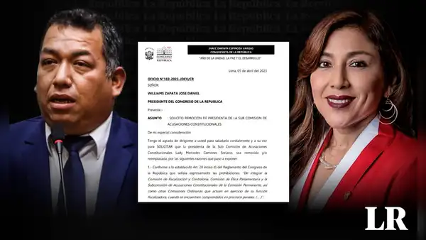 'Los Niños': Darwin Espinoza pide retiro de Lady Camones de la SAC a poco de votarse informe final