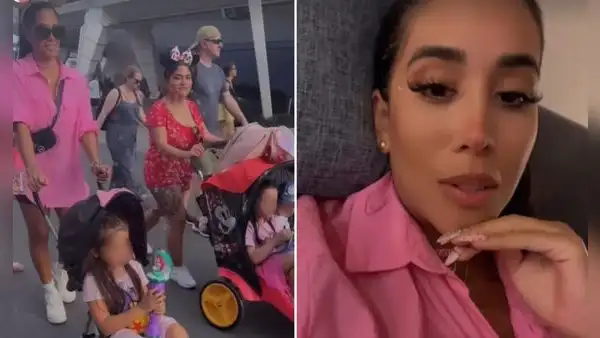 Melissa Paredes explica por qué moviliza a su hija en coche para bebé en Disney