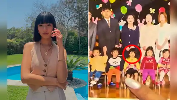 ¿Cuál es la ascendencia de Kimberly Torrejón de "AFHS" y a qué edad vino de su país al Perú?