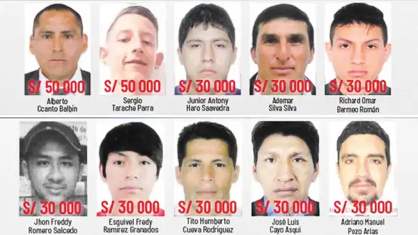 Ofrecen entre S/50 mil y S/30 mil por feminicidas prófugos