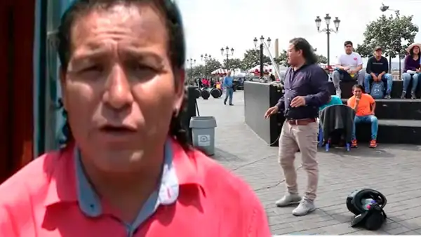 Edwin Aurora revela que gana 24.000 soles al mes haciendo comicidad en la alameda Chabuca Granda