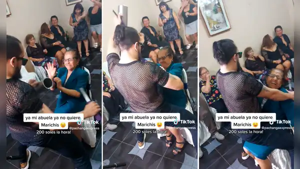 Adulta mayor sorprende al festejar su cumpleaños con strippers: "Ya no quiere mariachis"