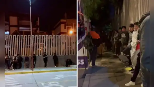 “Al que madruga Dios ayuda”: postulantes amanecieron formando cola para rendir examen de admisión