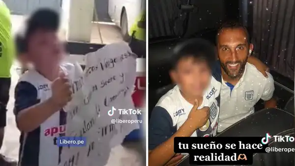 Hernán Barcos y su noble gesto con niño hincha de Alianza Lima que viajó hasta Sullana para verlo
