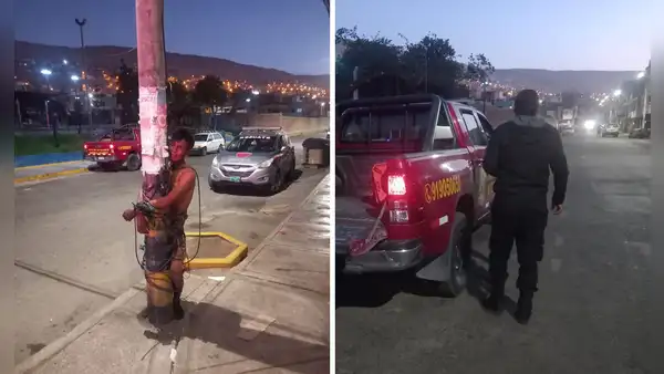 Comerciantes capturaron y casi queman vivo a presunto ladrón en Tacna
