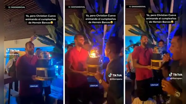 Christian Cueva la rompió como animador en el cumpleaños de Barcos: "¡Queremos seguir bailando!"