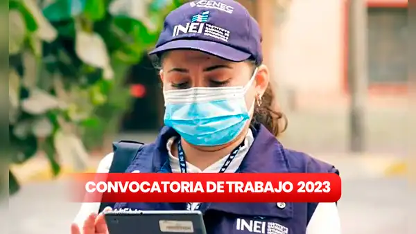 ¡Trabajo para egresados! INEI ofrece 66 plazas con sueldos desde 3.300 soles