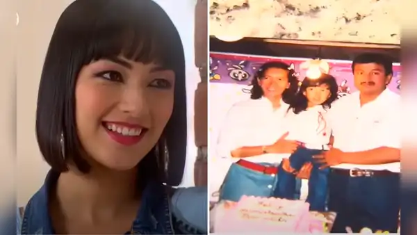 ¿Cuál es la ascendencia de Kimberly Torrejón de "AFHS" y a qué edad vino de su país al Perú?