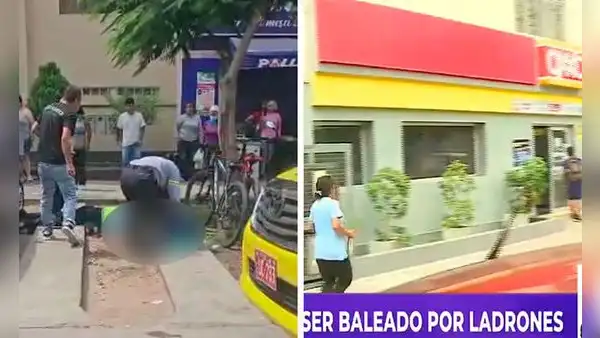 Sereno recibe disparo directo al cuello por delincuente que huía tras robo en Surco