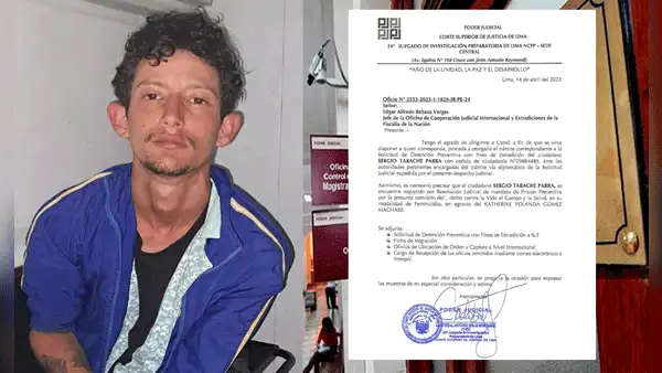 Poder Judicial inicia trámite de detención preventiva contra Sergio Tarache con fines de extradición