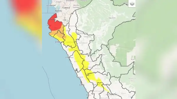 Senamhi advierte lluvias, nieve y granizo hasta de extrema intensidad en la costa norte y sierra