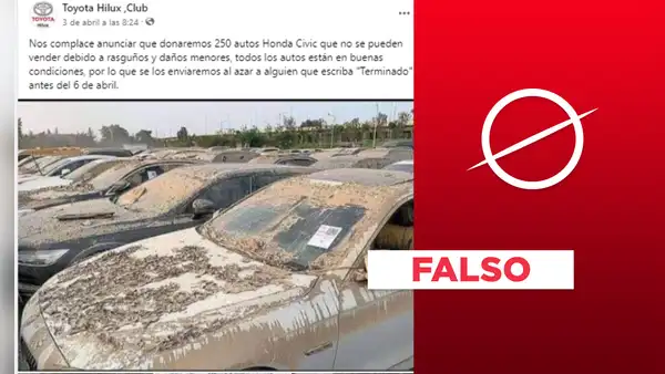 No, Toyota no regala cientos de carros. Estos posts son estafas para robar datos