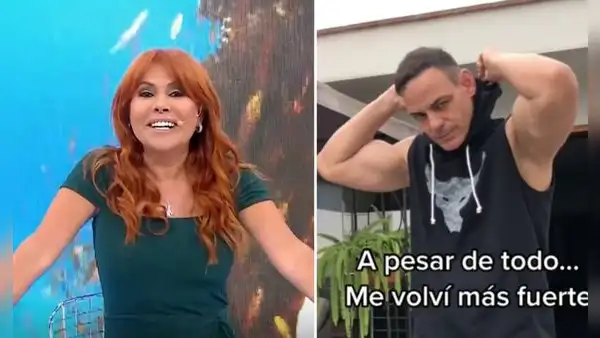Magaly Medina impactada por el cambio físico de Mark Vito: “Es candidato a abrir su OnlyFans”
