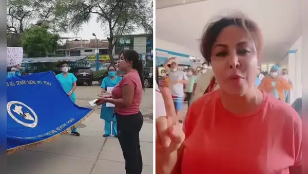 Expulsan a congresista Patricia Chirinos en medio de una visita inopinada a hospital en Piura