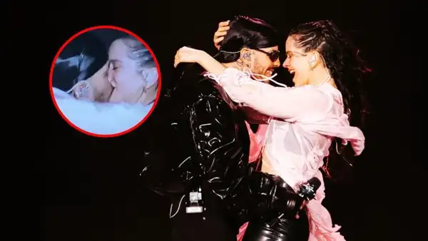 Coachella 2023: Rosalía y el apasionado beso con Rauw Alejandro que enterneció a sus fans