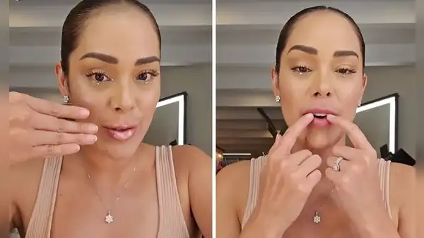 Karen Schwarz revela que se hizo retoque en los labios: “Me puse un poquito”