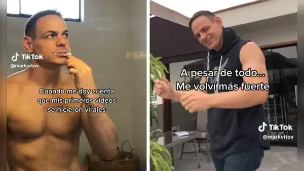 Mark Vito luce sin polo en TikTok y cibernautas piden su rutina de ejercicios: “Mi lord”