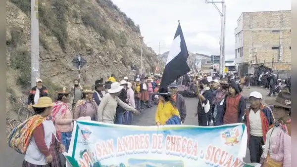 Cusco: gremios de Canchis anuncian reinicio de marchas contra Gobierno central