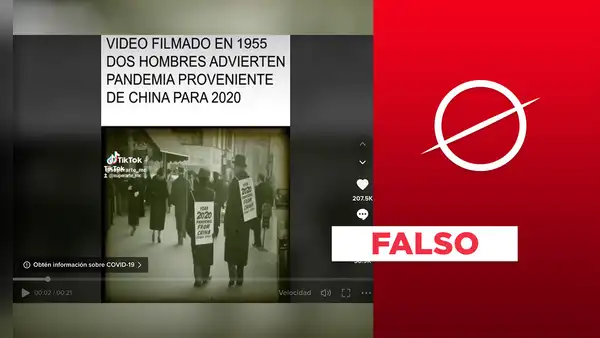 No, este video no es prueba de una predicción en 1955 sobre la pandemia de COVID-19