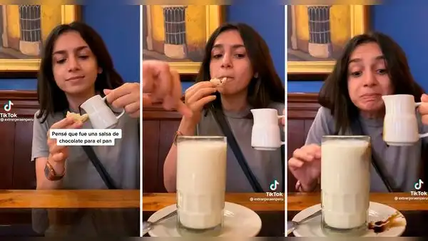 Extranjera confunde el café con salsa de chocolate y causa furor: “Pensé que era para el pan”