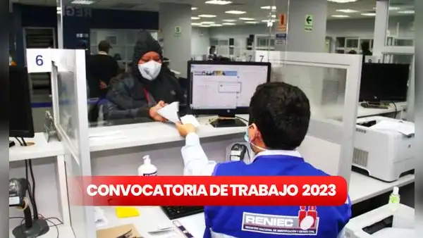 ¿Eres universitario o técnico? Reniec ofrece empleos con sueldos de hasta S/8.000