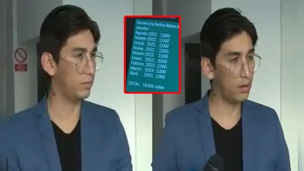 Daniel Lazo enfrenta deuda millonaria en departamento que alquilaba