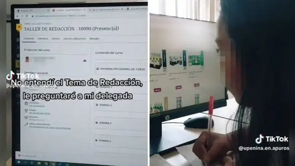 Universitaria descubre a su compañera buscando ofertas de cervezas durante clase: “Otra cosita”