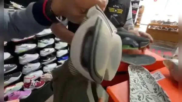 “Así te estafan”: Compra zapatillas ‘Nike’ en Gamarra, pero se lleva una gran decepción