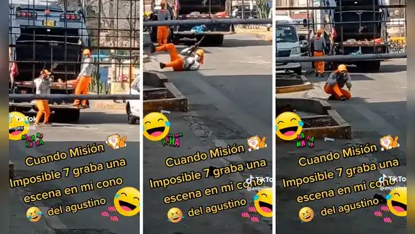 Recolectores peruanos se creen agentes de "Misión imposible" y redes estallan: "Operativo full limpieza"