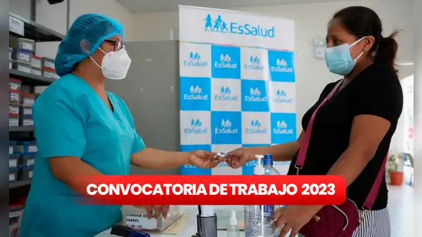 ¿Buscando empleo? EsSalud abre convocatoria con sueldos de hasta S/7.572