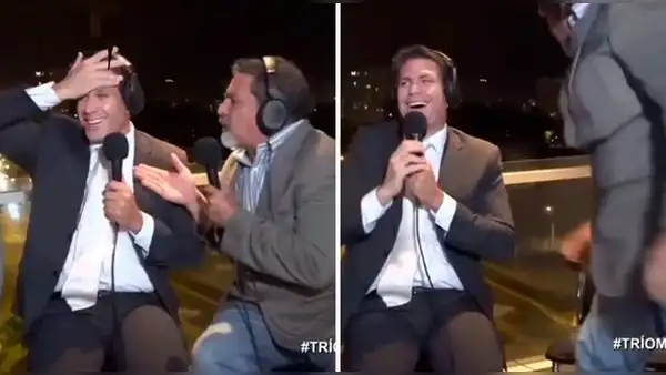 Gonzalo Nuñez y Paco Bazán protagonizan curiosa discusión tras victoria de Alianza en Libertadores