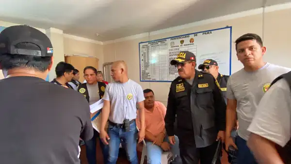 Capturan a director del penal de Piura y funcionarios por presunta colaboración con delincuentes