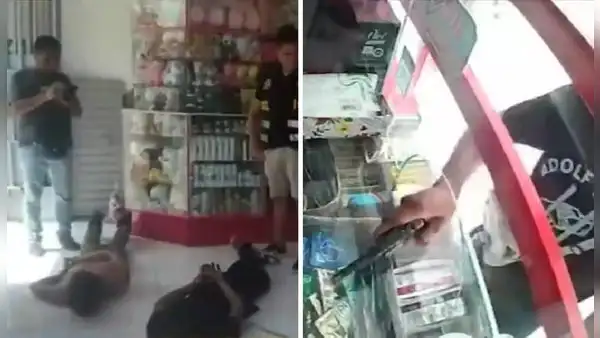 SMP: intentan extorsionar botica, pero víctima activa alarma de seguridad y los detienen