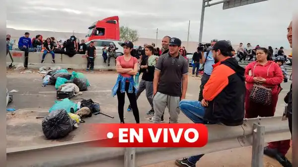 Crisis en frontera Perú y Chile EN VIVO: migrantes se enfrentan a la policía en la zona limítrofe