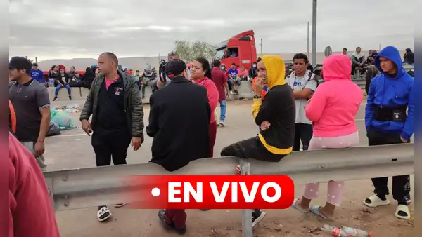 Crisis en frontera Perú y Chile EN VIVO: ciudadanos extranjeros bloquean la vía fronteriza